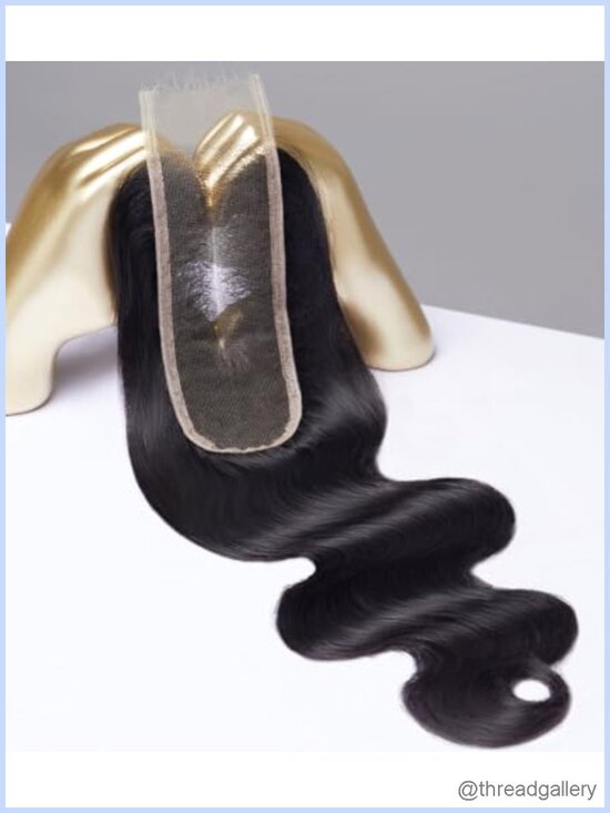 2x6 HD Lace Closure Body Wave 22 Inches Raw Indian Human Hair Ultra Thin